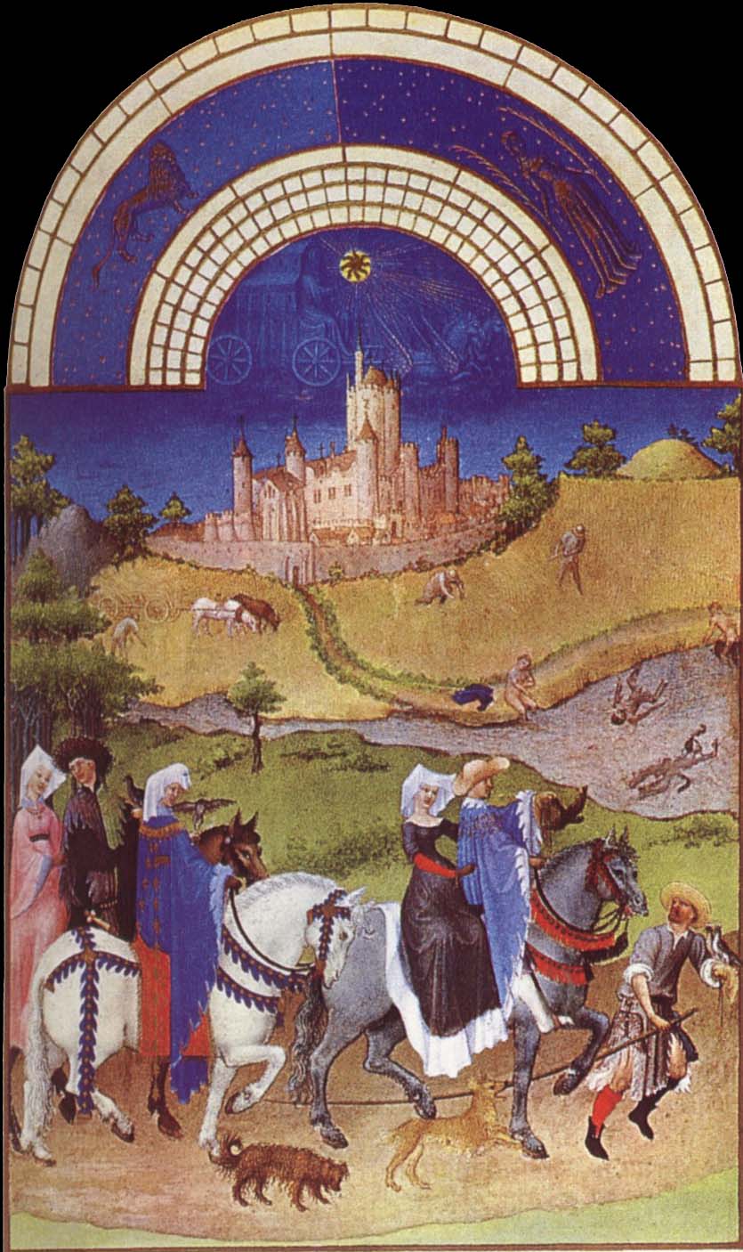 Brod Limbourg, August  from Les Tres Riches Heures du Duc de Berry